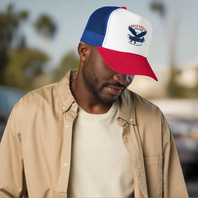 Red White Blue Trucker Hat